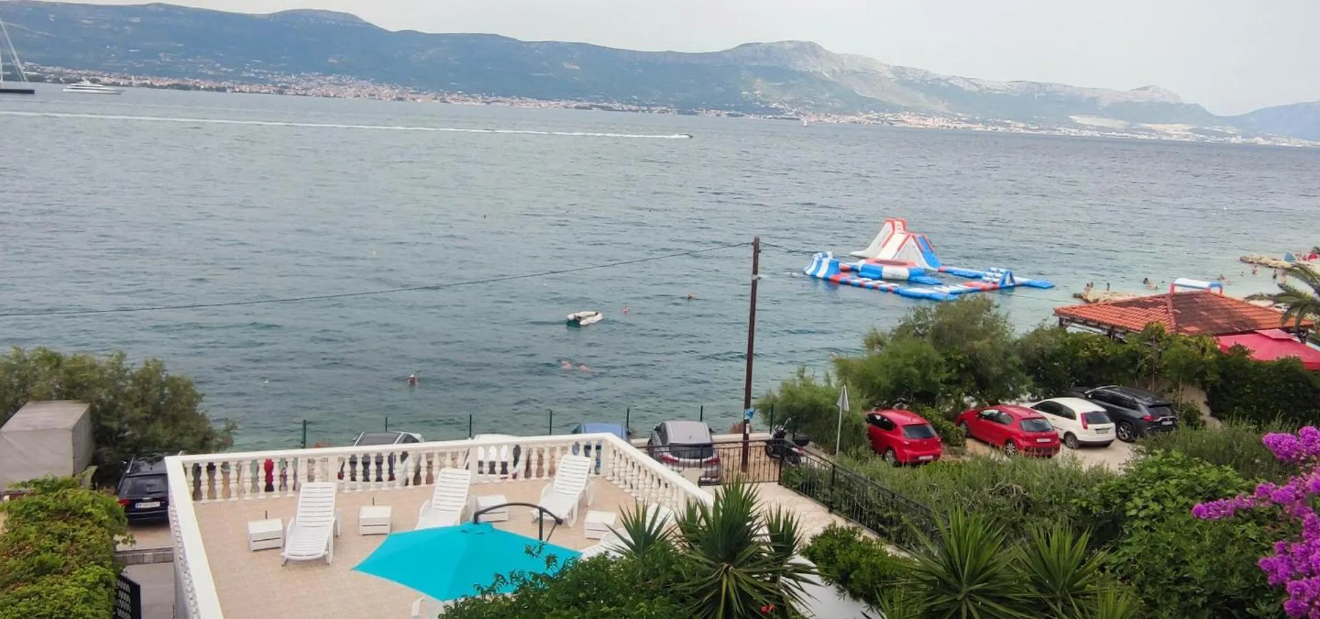 Villa Fjaba - By The Sea - With The Big Terraces & Great Sea View Trogir Apartament